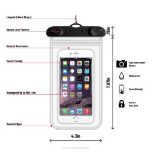 Waterproof Phone Pouch Infographic